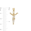Thumbnail Image 1 of Cubic Zirconia Jesus Necklace Charm in 10K Gold
