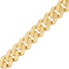 Thumbnail Image 0 of 9.5mm Miami Curb Chain Bracelet in 10K Gold - 8.5"