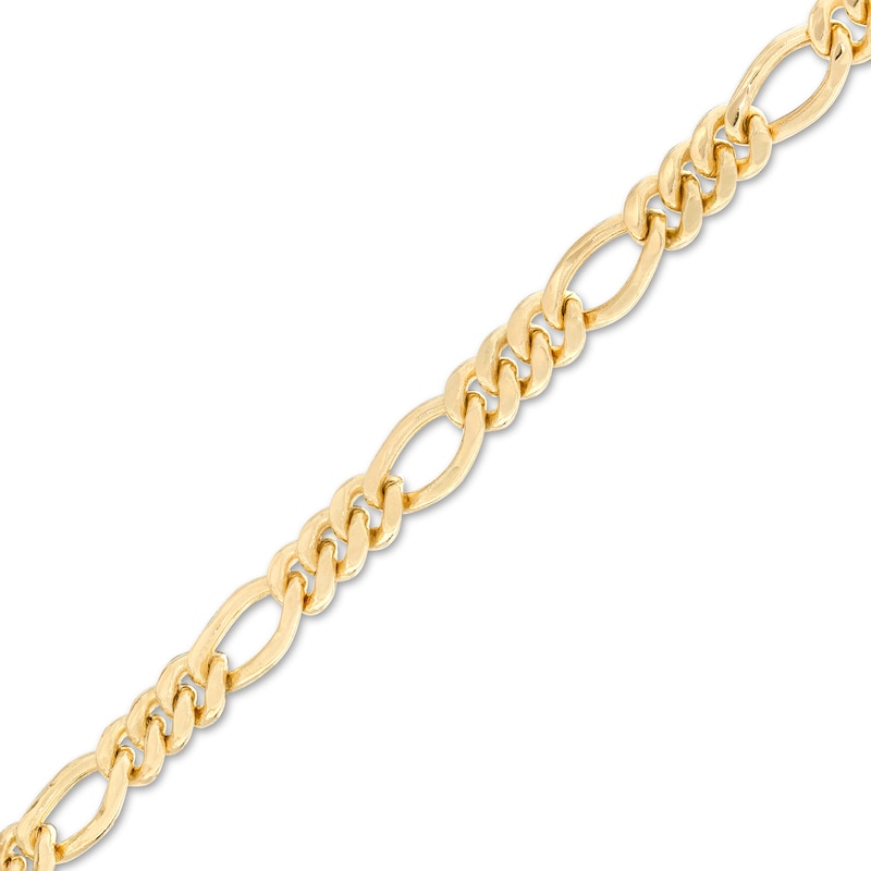 180 Gauge Figaro Chain Bracelet in 10K Gold - 8.5"