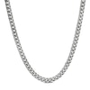 Thumbnail Image 0 of 150 Gauge Oxidized Curb Chain Necklace in Sterling Silver - 22"