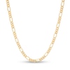 Thumbnail Image 0 of 150 Gauge Figaro Chain Necklace in 10K Gold - 20"