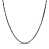 Thumbnail Image 0 of 150 Gauge Oxidized Box Chain Necklace in Sterling Silver - 24"