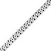 Thumbnail Image 0 of 200 Gauge Oxidized Curb Chain Bracelet in Sterling Silver - 8.5"