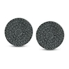 Thumbnail Image 0 of Black Cubic Zirconia Cluster Stud Earrings in Sterling Silver with Black Rhodium