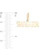 Thumbnail Image 1 of "SWAGGER" Necklace Charm in 10K Semi-Solid Gold