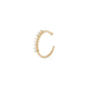 Thumbnail Image 0 of 14K Solid Gold CZ Nose Ring - 20G 5/16"
