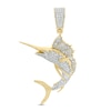 Thumbnail Image 0 of 1/4 CT. T.W. Diamond Marlin Fish Necklace Charm in 10K Gold