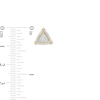 Thumbnail Image 1 of 1/10 CT. T.W. Composite Diamond Triangle Stud Earrings in 10K Gold