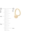 Thumbnail Image 1 of Ball Single Threader Earring in 10K Gold