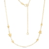 Thumbnail Image 0 of Diamond-Cut Star Station Cable Chain Necklace in 10K Gold