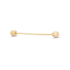 Thumbnail Image 0 of 10K Solid Gold Industrial Barbell - 18G 1 1/2"