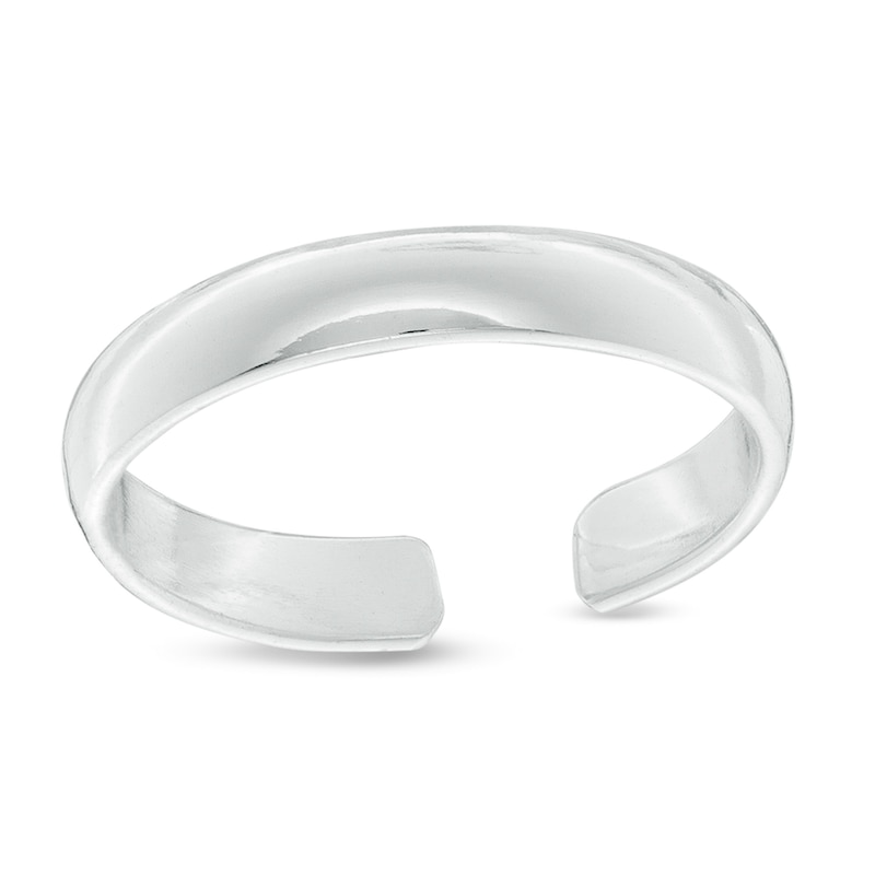 Adjustable Dome Midi/Toe Ring in Sterling Silver