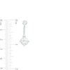 Thumbnail Image 1 of Solid Stainless Steel and Brass CZ Solitaire and Flower Textured Belly Button Ring Set - 14G