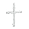 Thumbnail Image 0 of Cubic Zirconia Crucifix Necklace Charm in Sterling Silver