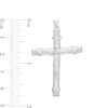 Thumbnail Image 1 of Cubic Zirconia Crucifix Necklace Charm in Sterling Silver