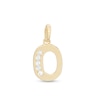 Thumbnail Image 0 of Cubic Zirconia Number "0" Necklace Charm in 10K Gold
