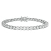 Thumbnail Image 0 of 6mm Cubic Zirconia Tennis Bracelet in Sterling Silver - 8.5"