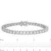 Thumbnail Image 1 of 6mm Cubic Zirconia Tennis Bracelet in Sterling Silver - 8.5"