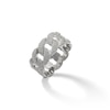 Thumbnail Image 1 of Cubic Zirconia Chain Link Eternity Band in Solid Sterling Silver