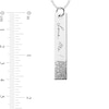 Thumbnail Image 3 of Engravable Print and Your Own Handwriting Vertical Bar Pendant in 10K White, Yellow or Rose Gold (1 Image and Line)