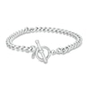 Thumbnail Image 0 of Made in Italy Solid Curb Chain Bracelet in Sterling Silver - 7"