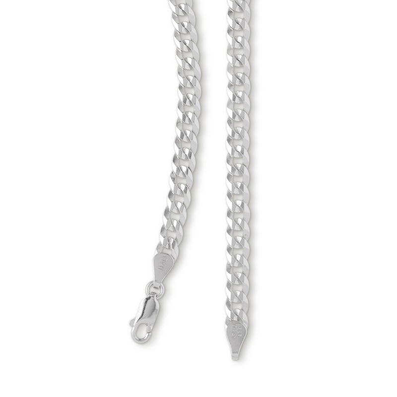 Made in Italy 120 Gauge Curb Chain Necklace in Solid Sterling Silver - 22"