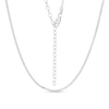 Thumbnail Image 0 of 035 Gauge Solid Herringbone Chain Choker Necklace in Sterling Silver - 16"