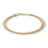 Thumbnail Image 0 of Made in Italy 6.15mm Cuban Curb Chain Bracelet in 10K Semi-Solid Gold - 8.5"