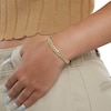 Thumbnail Image 2 of Made in Italy 6.15mm Cuban Curb Chain Bracelet in 10K Semi-Solid Gold - 8.5"