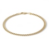 Thumbnail Image 0 of Made in Italy 3.5mm Cuban Curb Chain Bracelet in 10K Semi-Solid Gold - 7.5"