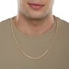 Thumbnail Image 3 of Made in Italy 070 Gauge Loose Rope Chain Necklace in 10K Hollow Gold - 24"