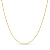 Thumbnail Image 0 of 2.1mm Rope Chain Necklace in 10K Semi-Solid Gold - 20"
