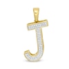 Thumbnail Image 0 of 1/8 CT. T.W. Diamond "J" Initial Necklace Charm in 10K Gold