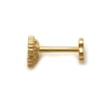 Thumbnail Image 1 of 019 Gauge Cubic Zirconia Trio Cartilage Barbell in 14K Gold