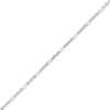 Thumbnail Image 0 of Made in Italy 040 Gauge Solid White Enamel O Chain Anklet in Sterling Silver - 10"