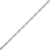 Thumbnail Image 0 of Made in Italy 050 Gauge Solid Singapore Chain Bracelet in Sterling Silver - 7.5"