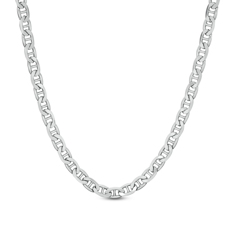 Made in Italy 070 Gauge Solid Mariner Chain Necklace in Sterling Silver - 20"