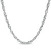 Thumbnail Image 0 of Made in Italy Child's 050 Gauge Solid Singapore Chain Necklace in Sterling Silver - 15"