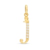 Thumbnail Image 0 of Child's Cubic Zirconia Lowercase "j" Initial Necklace Charm in 10K Gold