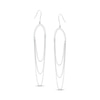 Thumbnail Image 0 of Made in Italy Semi-Circle Triple Strand Chain Drop Earrings in Sterling Silver