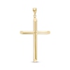 Thumbnail Image 0 of Tube Cross Necklace Charm in 10K Gold
