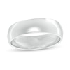 Thumbnail Image 0 of 6mm Wedding Band in Sterling Silver - Size 9
