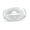 Thumbnail Image 0 of 6mm Wedding Band in Sterling Silver - Size 11