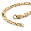 Thumbnail Image 1 of 10K Semi-Solid Gold Miami Curb Chain Bracelet Made in Italy - 7"