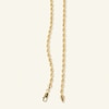 Thumbnail Image 1 of 028 Gauge Rope Chain Necklace in 10K Hollow Gold - 18"