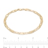 Thumbnail Image 2 of 100 Gauge Valentino Chain Bracelet in 10K Hollow Gold - 8"