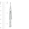 Thumbnail Image 1 of Box Chain Tassel Drop Earrings in Sterling Silver