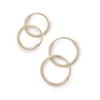 Thumbnail Image 1 of 14K Tube Hollow Gold Continuous Tube Hoops Set