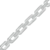 Thumbnail Image 0 of 1/10 CT. T.W. Diamond Chain Link Bracelet in Sterling Silver - 8.25"