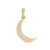 Thumbnail Image 0 of 1/20 CT. T.W. Diamond Crescent Moon Necklace Charm in 10K Gold